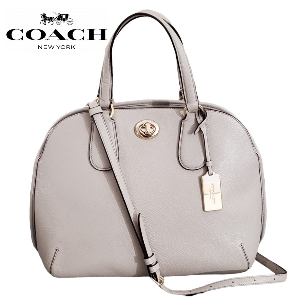 Coach Prince Street Leather Satchel Shoulder Bag